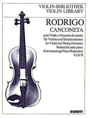 Rodrigo, J: Cançoneta A-Dur A major