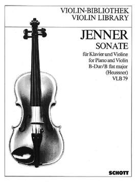 Jenner, C U G: Sonate B-Dur B flat major