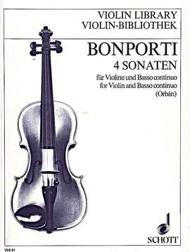 Bonporti, F A: 4 Sonaten op. 12