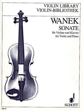 Wanek, F K: Sonate