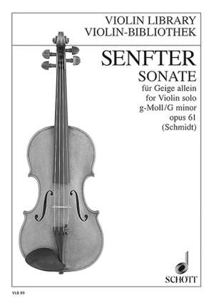 Senfter, J: Sonate g-Moll G minor op. 61