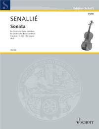 Senallié, J B: Sonata d-Moll D minor