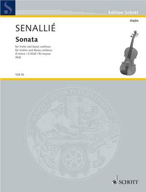 Senallié, J B: Sonata in D Minor