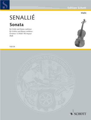 Senallié, J B: Sonata d-Moll D minor
