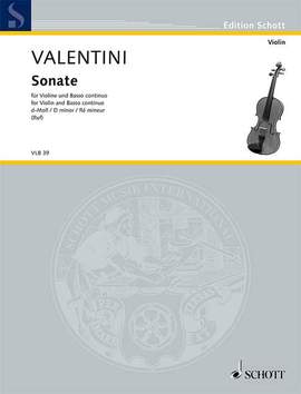 Valentini, G: Sonata in D Minor D minor op. 8/1