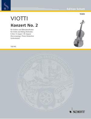 Viotti, G B: Konzert No. 2 E-Dur E major