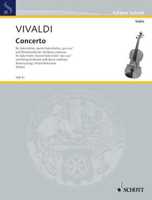 Vivaldi: Concerto A major PV 222-F.I No. 139 RV 552