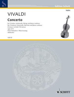 Vivaldi: L'Estro Armonico op. 3/11 RV 565 / PV 250