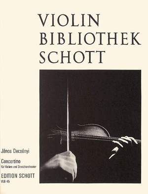 Decsényi, J: Concertino