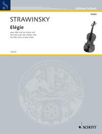 Stravinsky, I: Élegie