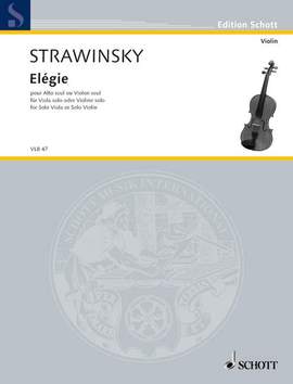 Stravinsky, I: Élegie