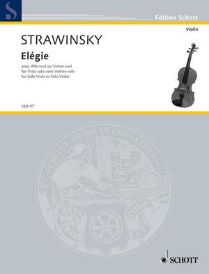 Stravinsky, I: Élegie