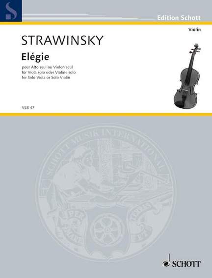 Stravinsky, I: Élegie