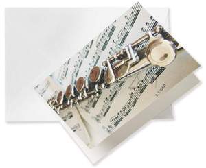 Greeting Card Flute A6