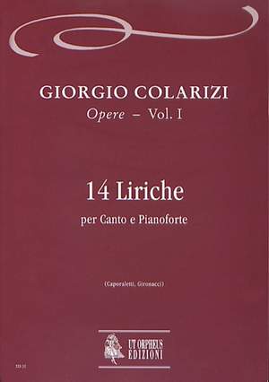 Colarizi, G: Selected Works Vol. 1