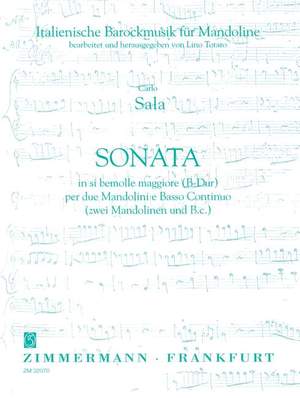 Sala, C: Sonata in si bemolle (B-Dur) B flat major