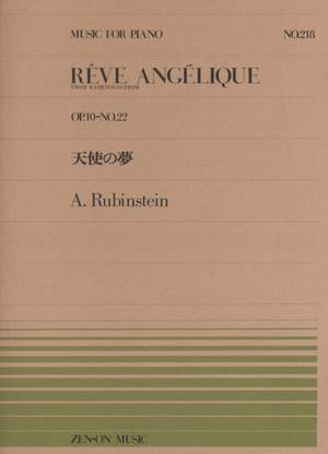 Rubinstejn, G: Rêve Angélique op. 10/22 No. 218