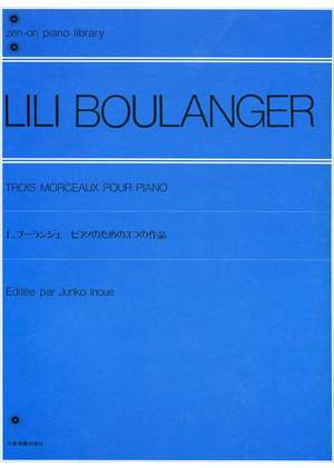 Boulanger, L: Trois Morceaux