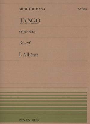 Albéniz, I: Tango op. 165/2 No. 210