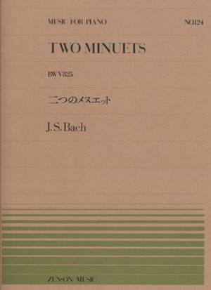 Bach, J S: Two Minuets BWV 825 No. 124