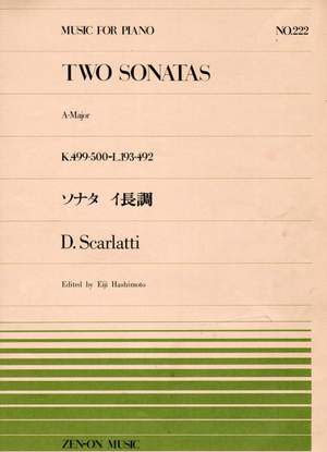 Scarlatti, D: Two Sonatas 222