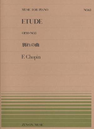 Chopin, F: Etude op. 10/3 63