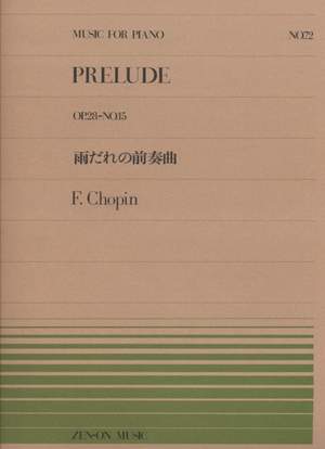 Chopin, F: Prélude op. 28/15 72