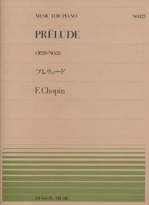 Chopin, F: Prélude op. 28/23 123