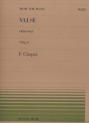 Chopin, F: Waltz op. 34/2 No. 231