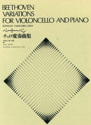 Beethoven, L v: Variations for Violoncello and Piano