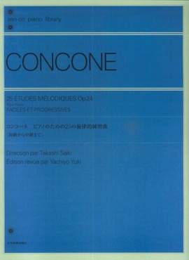 Concone, G: 25 Études mélodiques op. 24