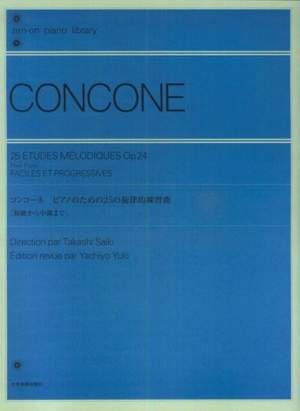 Concone, G: 25 Études mélodiques op. 24