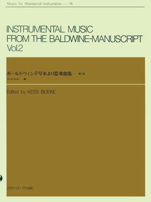 Baldwine, J: Instrumental Music from the Baldwine Manuscript 16