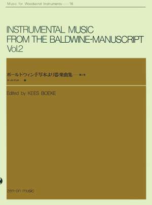 Baldwine, J: Instrumental Music from the Baldwine Manuscript Vol. 2