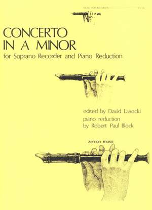 Dieupart, C: Concerto in A Minor R 154
