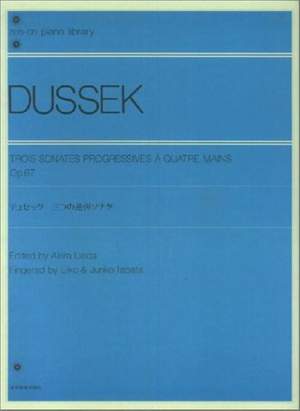 Dussek, J L: Three Progressive Sonatas op. 67