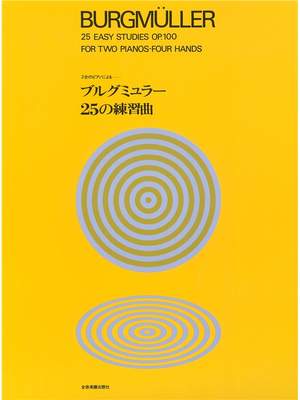 Burgmueller, F: 25 Easy Studies op. 100