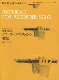 Masumoto, K: Pastorale for Recorder solo RP-41