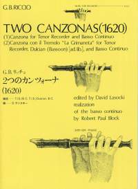 Riccio, G B: Two Canzonas