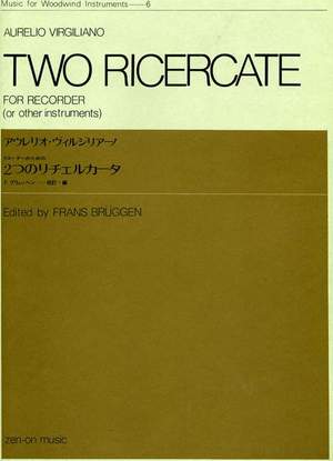 Virgiliano, A: 2 Ricercate for Recorder