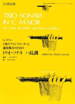 Keller, G: Trio Sonata in C Major C major