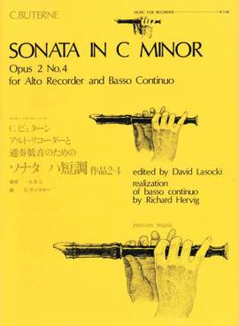 Buterne, C: Sonata in C Minor op. 2/4