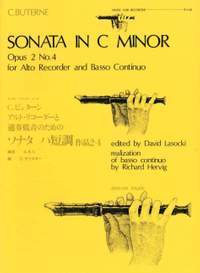 Buterne, C: Sonata in C Minor op. 2/4 R-148
