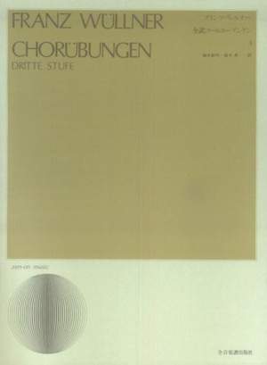 Wuellner, F: Chorübungen Vol. 3