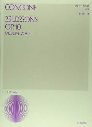 Concone, G: 25 Lessons op. 10