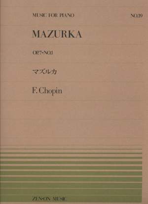 Chopin, F: Mazurka op. 7/1 No. 39