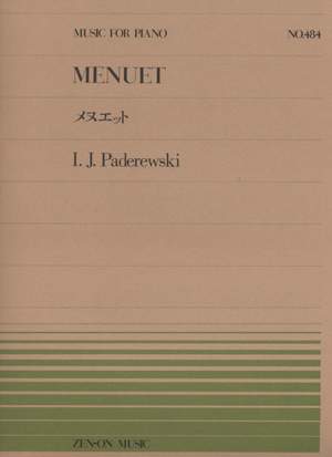 Paderevsky, I J: Menuet