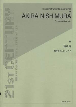 Nishimura, A: Sonata for Horn solo