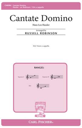 Hans Leo Hassler: Cantate Domino