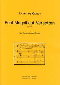 Quack, J: Fünf Magnificat-Versetten